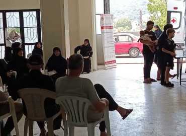 بلدية عبا تنظم يومًا صحيًا مجانيًا بالتعاون مع الصليب الأحمر ووزارة الصحة