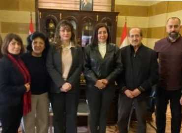 وفد الحزب القومي السوري يجول على بلديات ومراكز إيواء لبحث أوضاع 