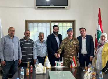 بلدية قلاوية تبحث مع قائد القطاع الغربي في اليونيفيل سبل التعاون واحتياجات البلدة