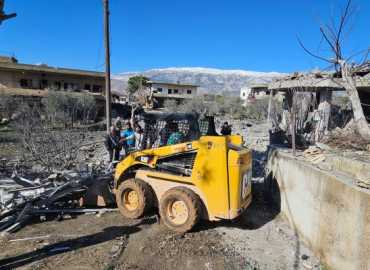 بلدية سحمر تُتابع ميدانيًا ترميم الأضرار وفتح الطرقات