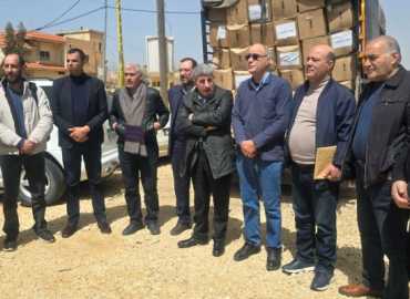 اتحاد بلديات جنوبي بعلبك يتسلم 861 حصة غذائية للنازحين بدعم من مجلس الجنوب