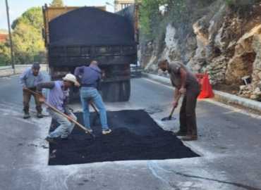 بلدية غدراس تنجز تعبيد حُفر الطرقات وصيانة اكثر من 100 لمبة