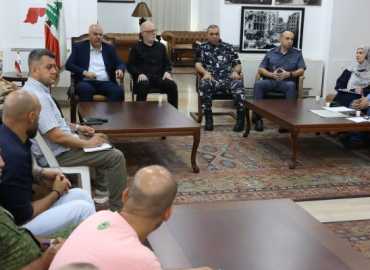 بلدية بيروت تبحث معالجة تراكم النفايات والردميات في أرض جلول وتشدد على ضبط المخالفات