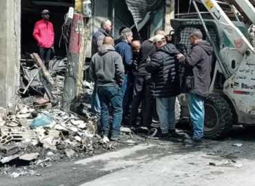 رئيس بلدية برج البراجنة يتفقد الأماكن المتضررة في البلدة