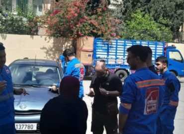بلدية صيدا تتسلّم مساعدات عينية لمراكز الإيواء وتوزّعها على النازحين