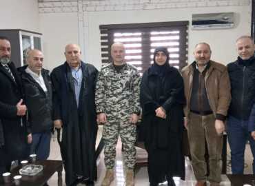 رابطة مخاتير قرى شرقي البقاع تزور مركز الأمن العام في النبي شيت للتهنئة بالأعياد