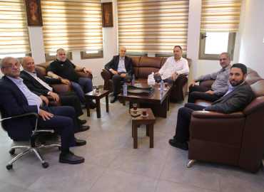 وفد من تلفزيون المنار يزور بلدية برج البراجنة