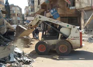 بلدية الغبيري ترفع الركام وتعيد فتح الطرقات بعد العدوان الإسرائيلي