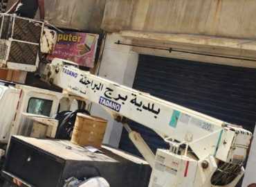 بلدية برج البراجنة تؤازر مؤسسة كهرباء لبنان في إزالة التعديات عن شبكة الكهرباء
