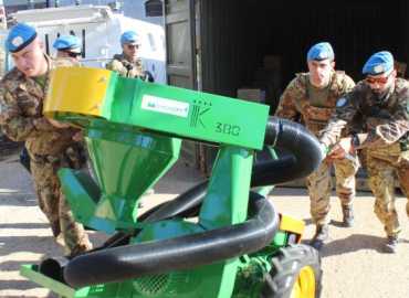 بلدية زبقين تشكر الكتيبة الإيطالية في اليونيفيل على الهبة الزراعية