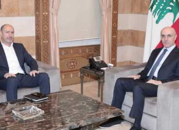 وزير الداخلية يبحث مع محافظ الجنوب أوضاع البلديات وحاجات النزوح