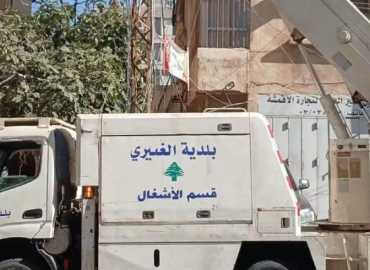 بلدية الغبيري تركّب 35 مصباح LED وتنفّذ أعمال صيانة في أحياء صبرا