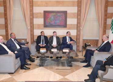 الحجار يبحث الأوضاع العامة والأمنية ويلتقي وفد المقاصد في صيدا