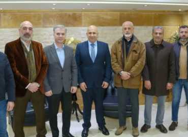 وفد من منطقة العرقوب الجنوبية يبحث مع المدير العام للدفاع المدني سبل تعزيز الجهوزية