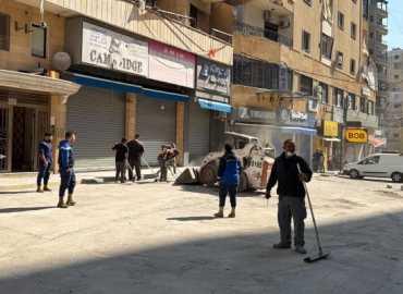 شرطة بلدية حارة حريك تواكب أعمال رفع الأنقاض وإعادة الخدمات في الأحياء المتضرّرة