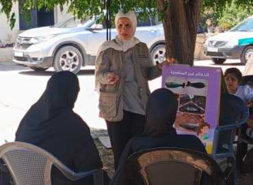 بلدية زبقين تواصل حملة التوعية بمخاطر الذخائر غير المنفجرة