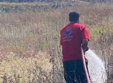 بلدية بستيات: إخماد حريق في البلدة بمشاركة فرق الدفاع المدني في عمليات الإطفاء