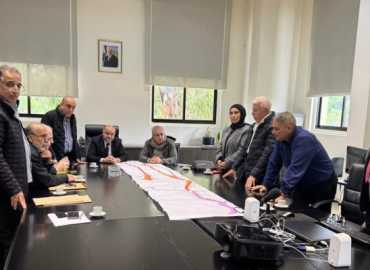 بلدية صيدا تبحث مع مجلس الإنماء والإعمار تعديل تخطيط أوتوستراد الجنوب