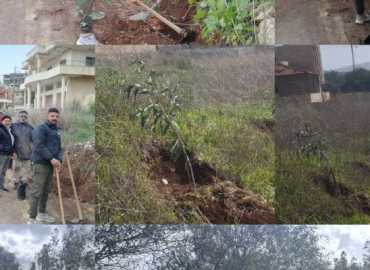 بلدية مجدلزون تُطلق حملة تشجير وتنظيف لتحسين المشهد العام