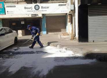 بلدية برج البراجنة تنفذ حملة شاملة لرفع النفايات وإزالة المكبّات العشوائية