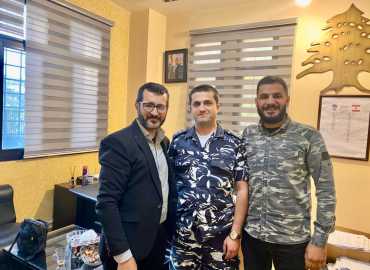 لقاء جمع رئيس بلدية بستيات الدكتور مصطفى رحّال وعدد من أعضاء المجلس البلدي مع آمر فصيلة جويّا لبحث المستجدات