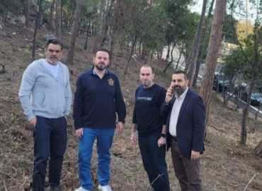 بلدية جونية وبالتعاون مع وزارة الزراعة تباشر معالجة اليباس في أحراج جبل حريصا