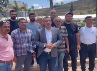 بلدية جبشيت تواكب جولة وزير الزراعة في المشاتل المتضررة
