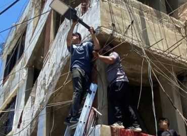 بلدية الغبيري تعزّز الإنارة العامة بمصابيح تعمل على الطاقة الشمسية في حي عرسال