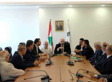 بلديات البقاع الغربي تبحث مع وزير الصحة استكمال مشروع مستشفى جب جنين الحكومي