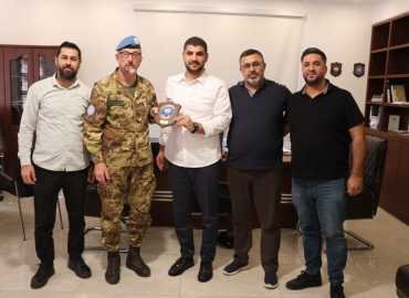 رئيس بلدية برج الشمالي يبحث والكتيبة الإيطالية باليونيفيل التعاون والتنسيق المشترك