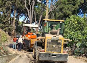 بلدية سرجبال تستكمل تعبيد الطرقات الفرعية