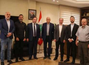 رئيس بلدية برج حمود يستقبل وفد 