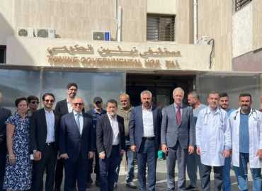 رئيس اتحاد بلديات القلعة يستقبل السفيرين البلجيكي والتشيلي في مستشفى تبنين الحكومي
