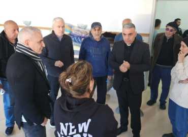 رئيس اتحاد بلديات منطقة جزين يتفقد مراكز الإيواء في لبعا