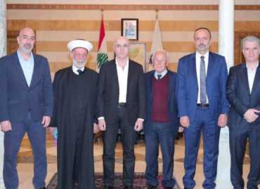 وزير الداخلية يبحث مع وفد حاصبيا ومرجعيون سبل تعزيز الاستقرار في المنطقة