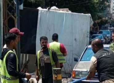 حملة لإزالة التعديات في برج أبي حيدر والطريق الجديدة ضمن خطة لتنظيم السير في بيروت