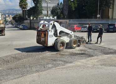 بالصور: بلدية الدكوانة تنجز المرحلة الثالثة من عملية صيانة الطرقات