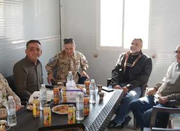 لقاء في بلدية حانين مع وفد من الكتيبة البولندية في اليونيفيل