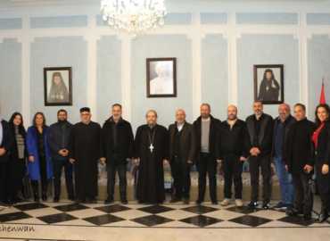 جولة لرئيس وأعضاء بلدية زحلة على المراجع الروحية للمعايدة بالأعياد