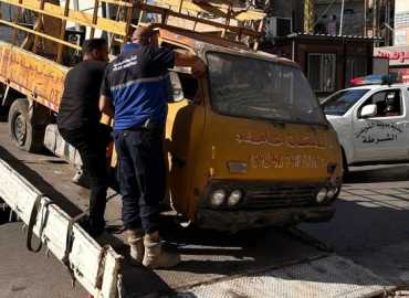 بلدية الشويفات تستكمل حملة رفع التعديات وتنظيم حركة السير