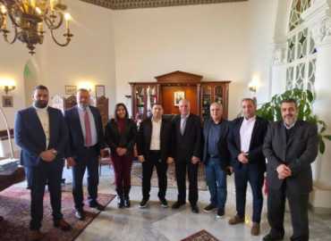 وفد اتحاد بلديات الغرب الأعلى والشحار يلتقي محافظ جبل لبنان لمناقشة شؤون إنمائية وبلدية