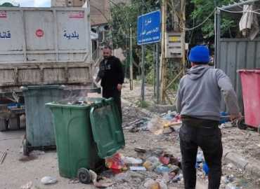 بلدية قانا تواصل أعمال النظافة مع عودة الأهالي إلى البلدة