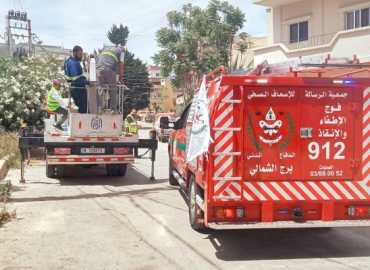 بلدية برج الشمالي تعلن إصلاح العطل الكهربائي وعودة التغذية