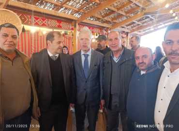 نظمت الجمعية اللبنانية للدراسات لقاءً بهدف البحث في شؤون المنطقة وتعزيز التعاون الإنمائي في القرية الزراعية ببعلبك، بحضور السفير البلجيكي.