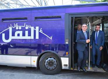 بالصور: اطلاق خطة تسيير حافلات النقل المشترك: 96 باصاً في بيروت تليها تباعاً بقية المناطق قبل أيلول