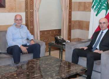 وزير الداخلية يبحث مع رئيس اتحاد بلديات الضاحية أوضاع البلديات وحاجاتها