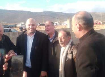 رابطة مخاتير الهرمل والجوار تشارك في وضع حجر الأساس لمركز صحي في بلدة الشربين