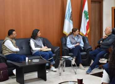 اتحاد بلديات صور يستقبل ممثلة 