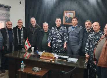 مخاتير قضاء بعلبك يزورون مسؤول وحدة الدرك للتهنئة بالأعياد