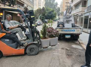 بلدية بيروت تواصل حملة إزالة المخالفات والتعديات في مختلف المناطق
